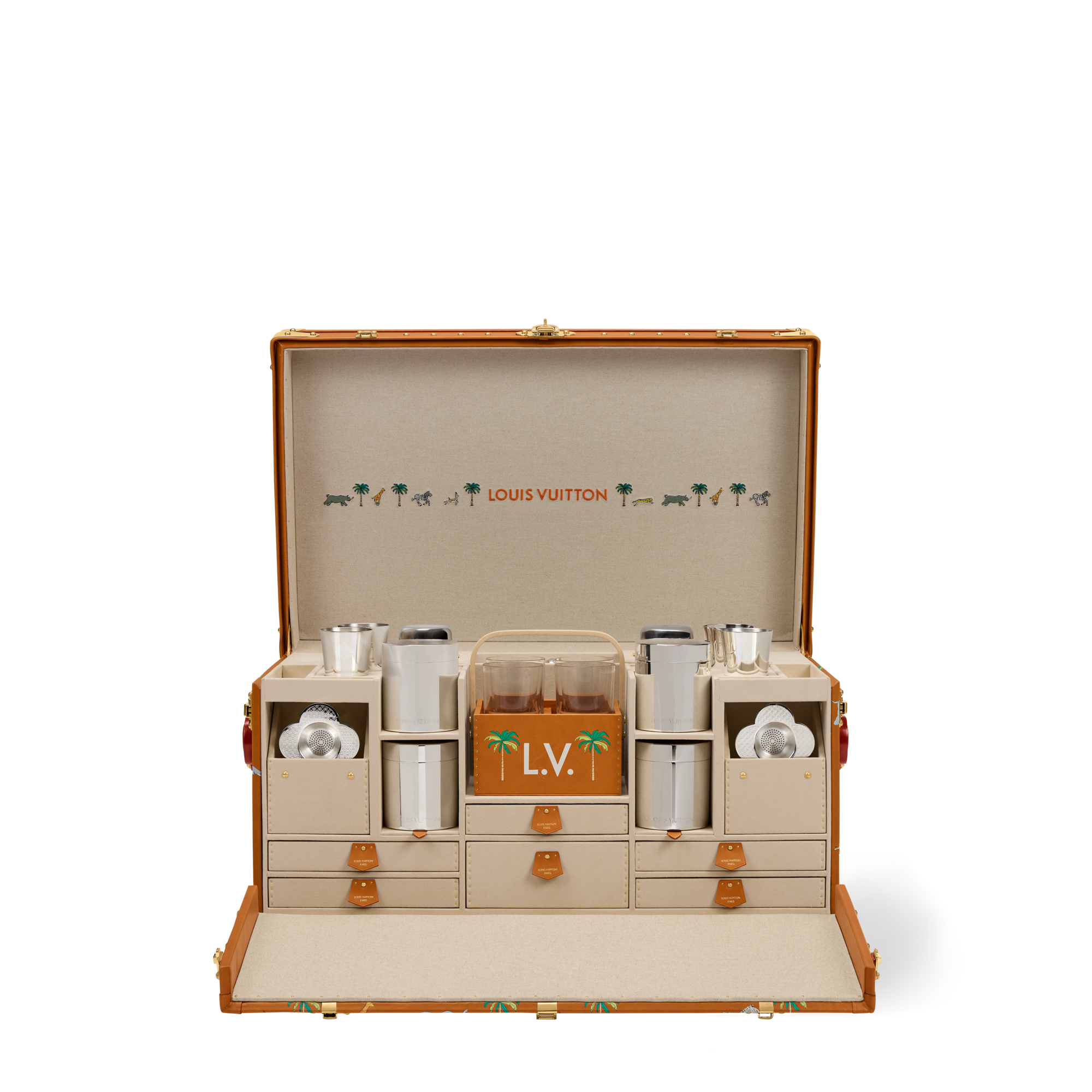 LV x Darjeeling Limited Pic Nic Trunk Other Leathers - Trunks